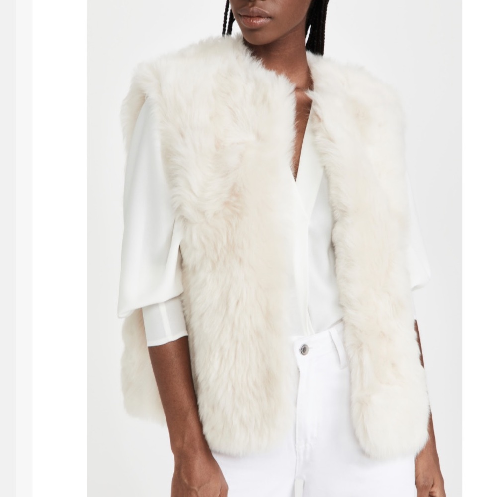 Nili lotan brinley shearling Fur Vest xs